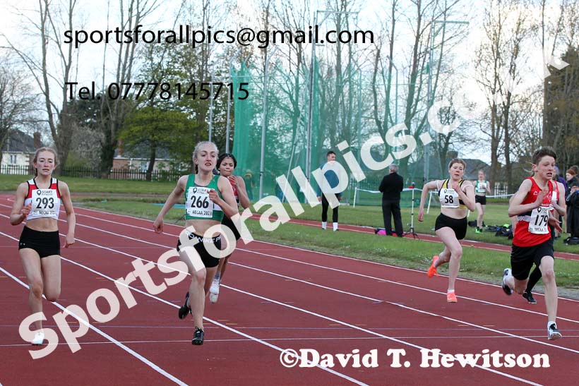 150 metres, North East Grand Prix No. 1, Monkton on Wednesday, April 28th, 2021. Photo: David T. Hewitson/Sports for All Pics